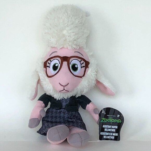 Disney Zootopia New w/Tag  Assistant Mayor Bellwethe 9-Inch Plush Stuffed Animal - Picture 8 of 10